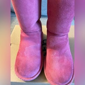 UGG Lil Sunshine Pink Zip Up Boots NWOT